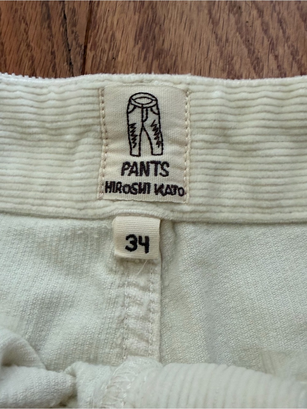 Hiroshi Kato The Cove Corduroy Shorts Mens 34 Oat 8" California Coastal Surf - Picture 3 of 10
